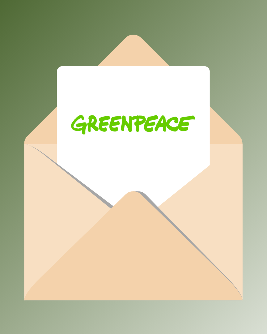 Donativo a GREENPEACE